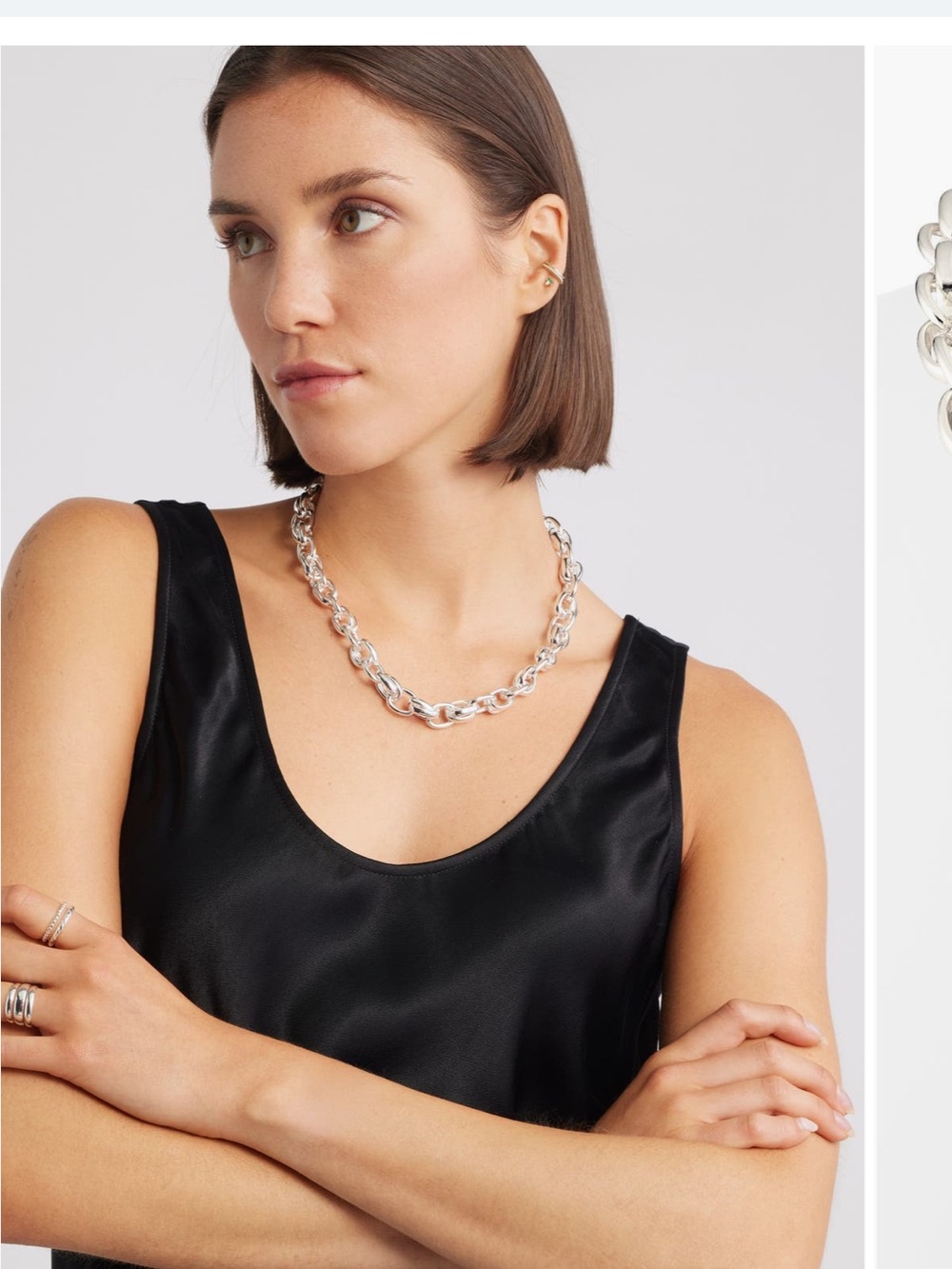 Nordstrom Interlocking Chunky Chain Necklace